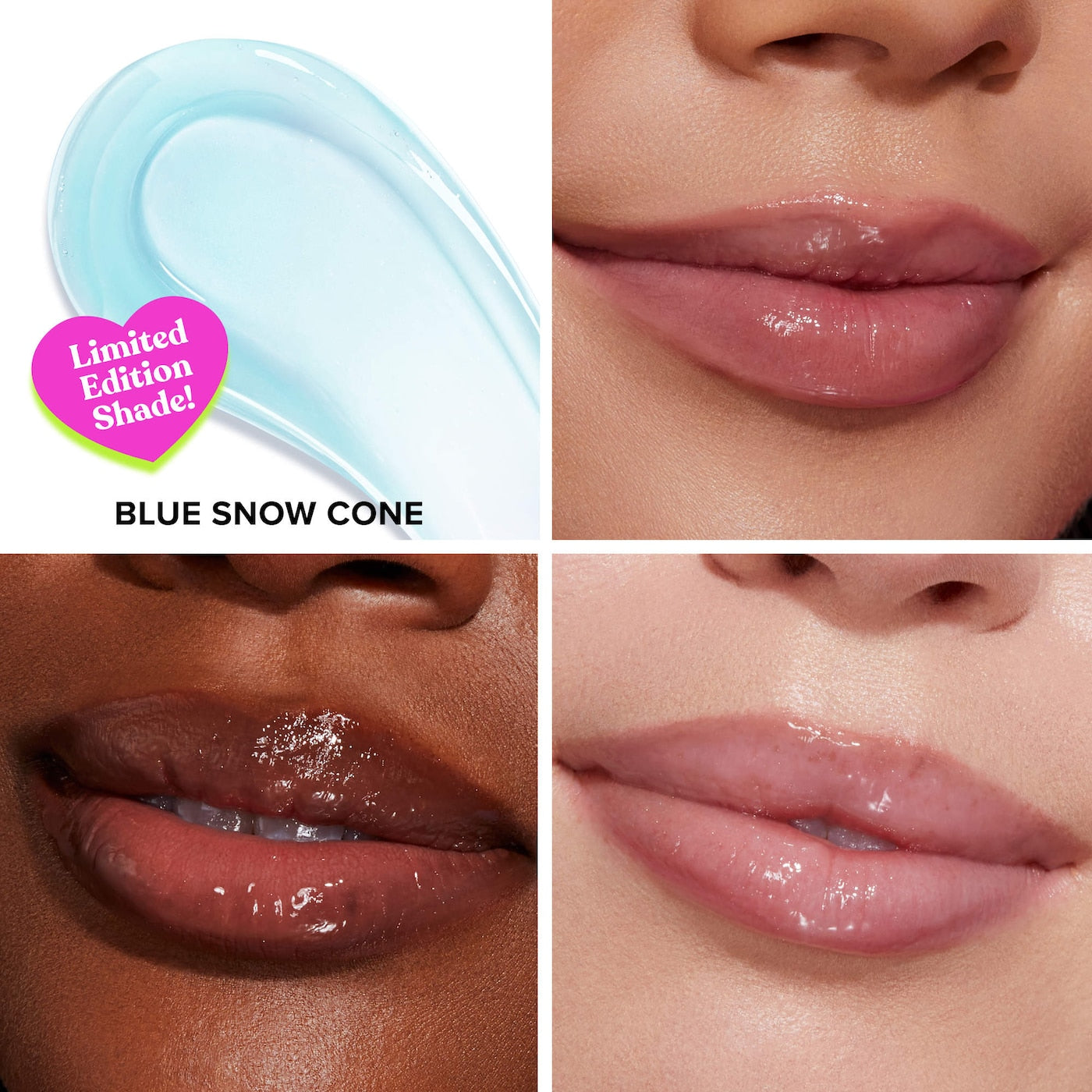 Too Faced Blue Snow Cone Kissing Jelly Gloss